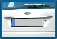 Хром накладки для Ford Fiesta 2002-2008 задня планка нерж Carmos (Туреччина)
