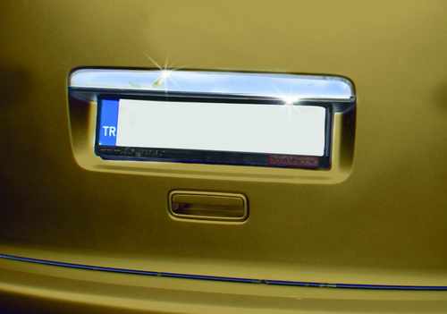 Хром накладка над номером з надписом OmsaLine  для VW Caddy 2004-2015 (ляда)