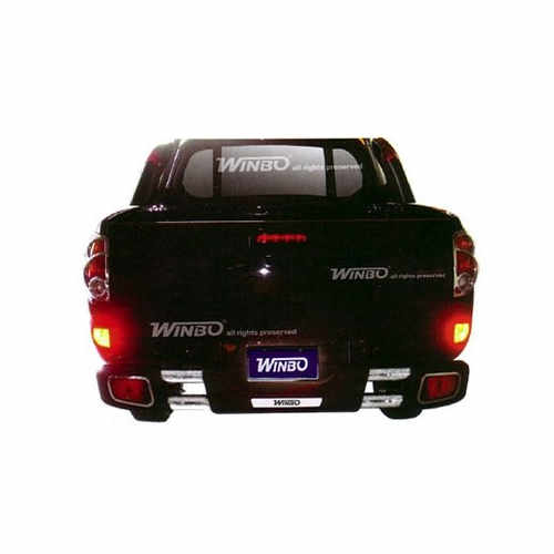 Задній захист D124537 (нерж) для Mitsubishi L200 2006-2015 рр.