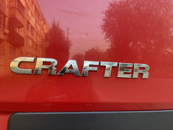 Напис Crafter (косою шрифт) для Volkswagen Crafter 2006-2017рр.