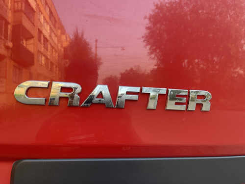 Напис Crafter (косою шрифт) для Volkswagen Crafter 2006-2017рр.