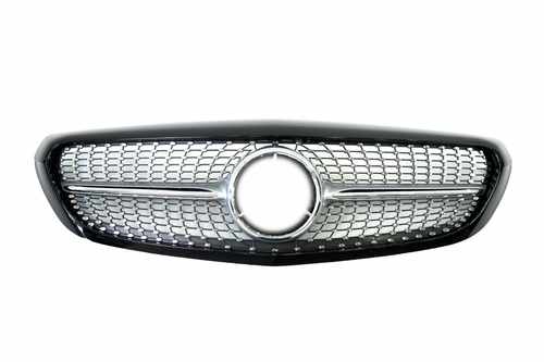 Решітка радіатора Mercedes C-Class W205 2014-2018 Classic Black Chrom