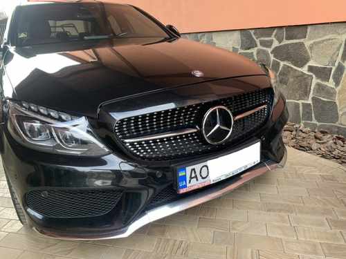 Решітка радіатора Mercedes C-Class W205 2014-2018 Diamond Black