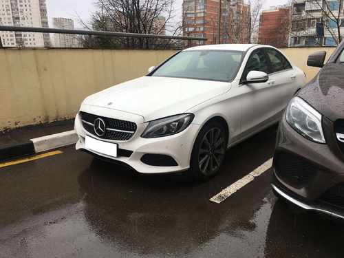 Решітка радіатора Mercedes C-Class W205 2014-2018 Diamond Black