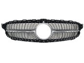 Решітка радіатора Mercedes C-Class W205 2014-2018 Diamond Silver