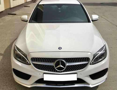 Решітка радіатора Mercedes C-Class W205 2014-2018 Diamond Silver