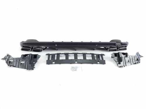 Дифузор з насадками Mercedes C-Class W205 2014-2018 (AMG)