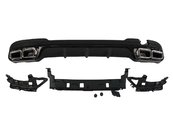Дифузор з насадками Mercedes E-Class W212 2013-2016 рік (AMG)