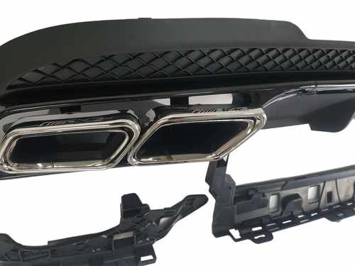Дифузор з насадками Mercedes E-Class W212 2013-2016 рік (AMG)