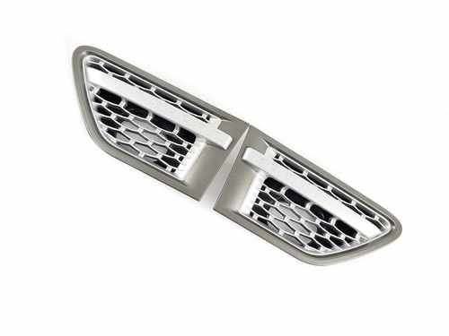 Зябра в крила Range Rover Sport 2010-2013 рік silver grill