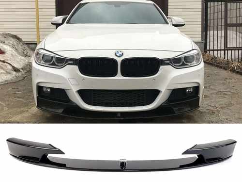 Накладка на передній бампер сплітер BMW 3 Series F30 2012-2019р.