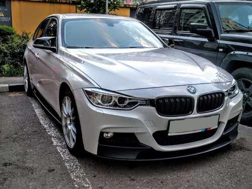 Накладка на передній бампер сплітер BMW 3 Series F30 2012-2019р.