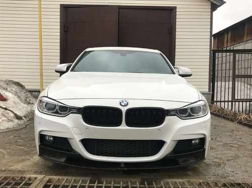 Накладка на передній бампер сплітер BMW 3 Series F30 2012-2019р.