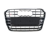 Грати радіатора Audi A6 S6 C7 2012-2015г Black Chrome