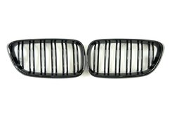 Решітка радіатора ніздрі BMW 2 Series F22/F23 2013-2019 рік Чорний Глянець