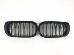 Решітка радіатора ніздрі BMW 3 Series E46 (Sedan 4-door) 2001-2005 рік Чорний Глянець