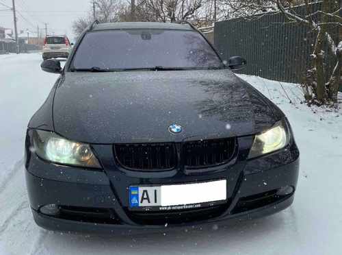 Решітка радіатора ніздрі BMW 3 Series E90/E91 2005-2008 рік Чорний Глянець
