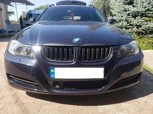 Решітка радіатора ніздрі BMW 3 Series E90/E91 2005-2008 рік Чорний Матовий