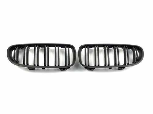 Решітка радіатора ніздрі BMW 3 Series E92/E93 2010-2013 рік Чорний Матовий