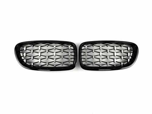 Решітка радіатора ніздрі BMW 5 Series F10/F11/F18 2010-2017 рік Diamond