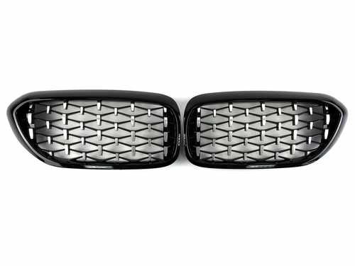 Решітка радіатора ніздрі BMW 5 Series G30/G31 2017-2020 Diamond