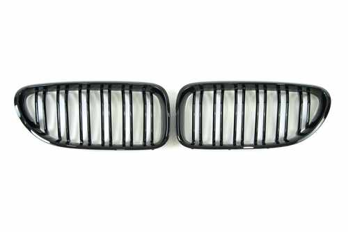 Решітка радіатора ніздрі BMW 6 Series F06/F12/F13 2012-2017 рік Чорний Глянець