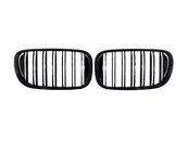 Решітка радіатора ніздрі BMW 7 Series G11 / G12 2015-2018рік Чорні Глянцеві