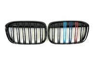 Решітка радіатора ніздрі BMW X1 Series F48 2015-2019року Чорний Глянець Триколор