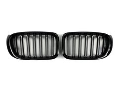 Решітка радіатора ніздрі BMW X4 Series F26 2014-2018 рік Чорний Глянець