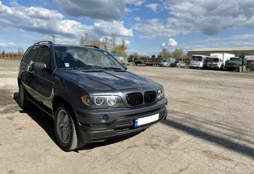 Решітка радіатора ніздрі BMW X5 Series E53 1999-2003 рік Чорний Глянець