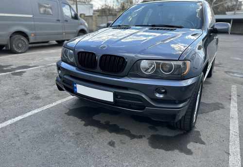 Решітка радіатора ніздрі BMW X5 Series E53 1999-2003 рік Чорний Глянець