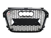 Решітка радіатора Audi A1 RS 2010-2014 Full Black (chrome rings)