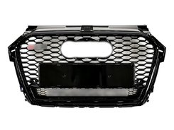 Решітка радіатора Audi A1 RS1 2014-2018 рік Full Black Quattro