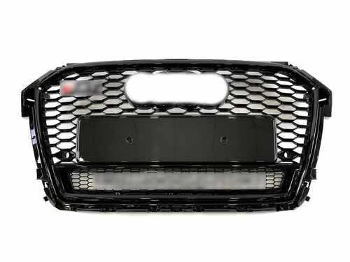Решітка радіатора Audi A1 RS1 2014-2018 рік Full Black Quattro