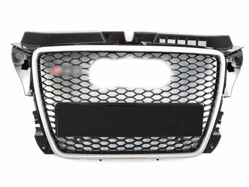 Грати радіатора Audi A3 RS 2008-2012 Silver Black