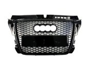 Грати радіатора Audi A3 RS3 2008-2012 Full Black
