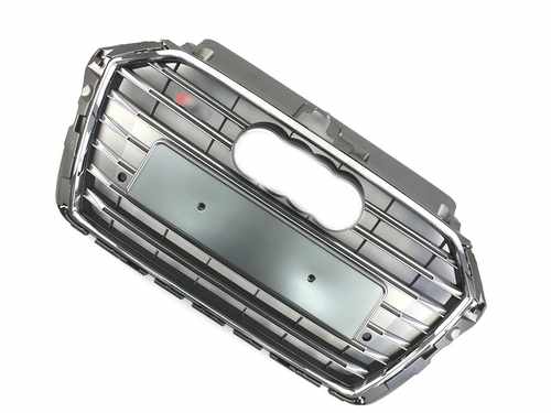 Решітка радіатора Audi A3 S 2016-2019 Silver Chrome
