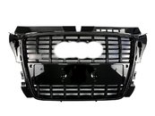 Грати радіатора Audi A3 S3 2008-2012г Full Black