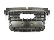 Решітка радіатора Audi A3 S3 2008-2012р Silver Chrome