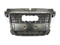 Решітка радіатора Audi A3 S3 2008-2012р Silver Chrome