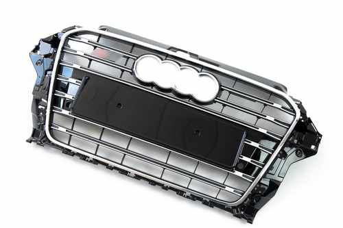 Решітка радіатора Audi A3 S3 2013-2015г Chrome Black