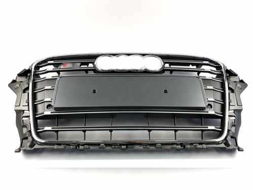 Решітка радіатора Audi A3 S3 2013-2015р Silver Chrome