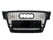 Грати радіатора Audi A4 RS4 2008-2012 Full Black Quattro