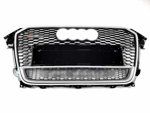 Решітка радіатора AUDI A4 RS4 2013-2015 рік Silver Black Quattro