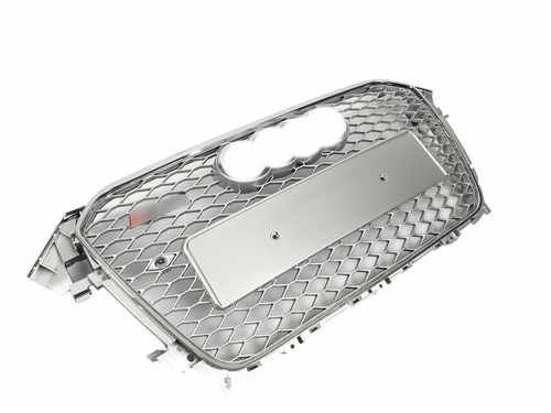 Решітка радіатора Audi A4 RS4 2013-2015 Silver Chrome