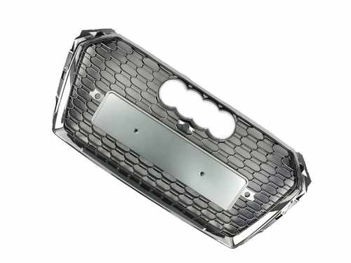 Решітка радіатора Audi A4 RS4 2015-2019 Silver Chrome