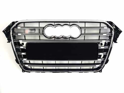 Грати радіатора Audi A4 S4 11-15г Chrome Black