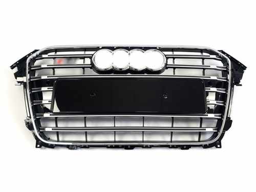 Грати радіатора Audi A4 S4 11-15г Chrome Black