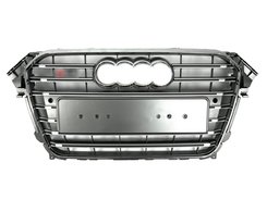 Грати радіатора Audi A4 S4 11-15г Silver Chrome
