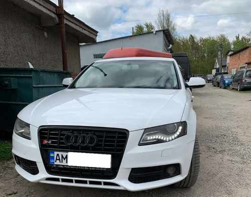 Грати радіатора Audi A4 S4 2008-2012 рік Full Black